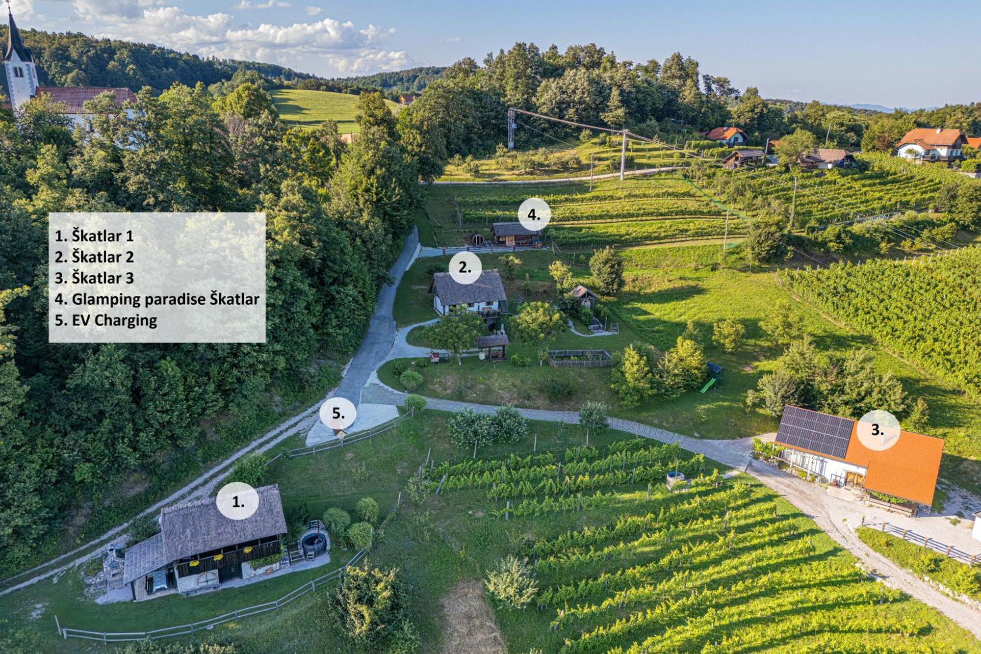 Vineyard Cottage Skatlar 3 Otočec Eksteriør billede